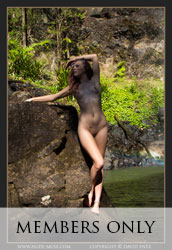 adrienne waterfall nude nymph