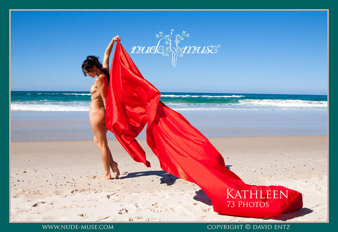 kathleen red satin nude