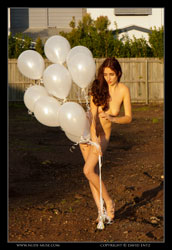 anoush white balloons